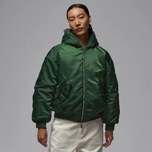 Womens Nike Jordan Renegade Flight Women's Therma-FIT Reversible Jacket - Green